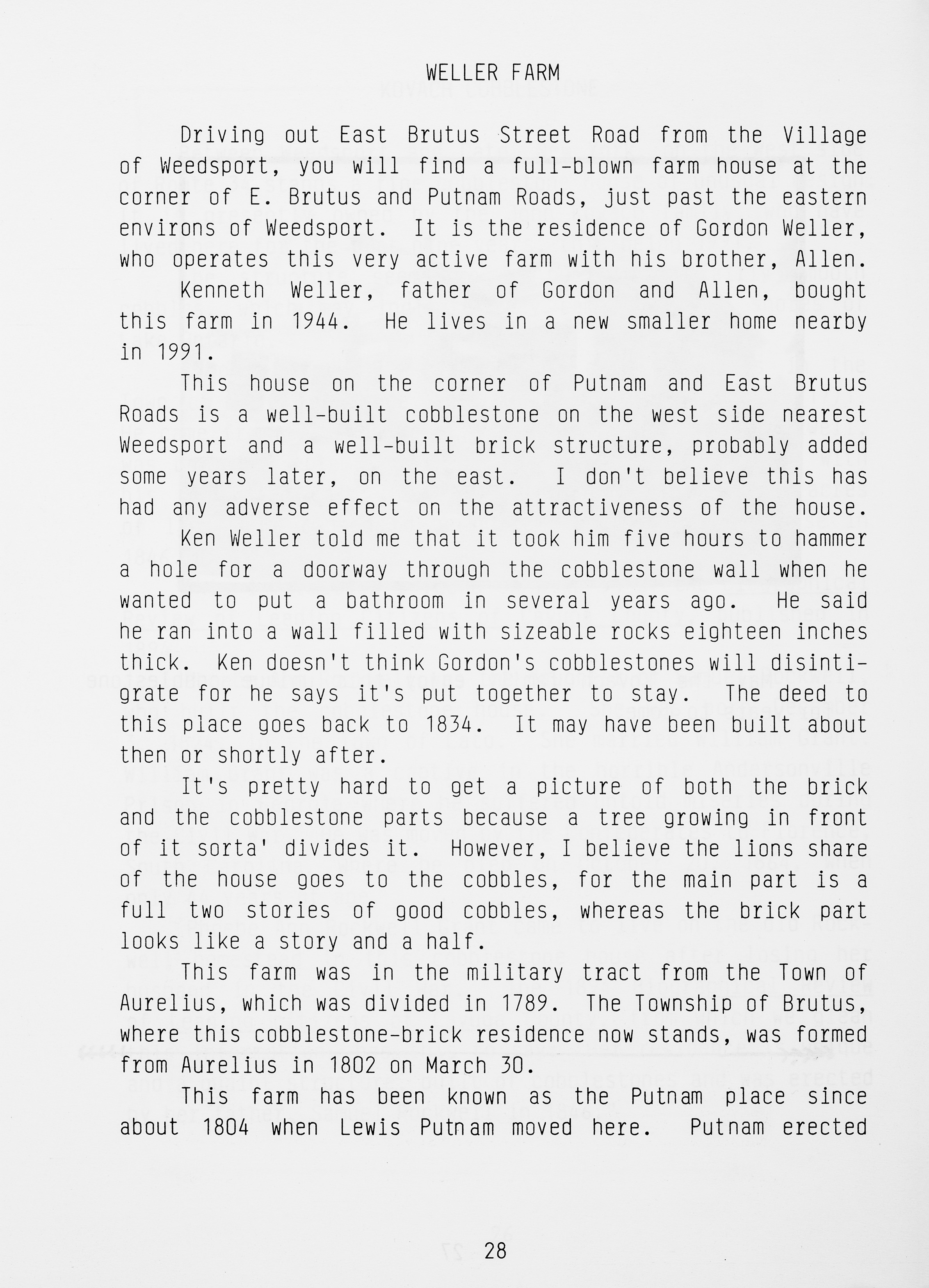 Cayugas Cobblestones p 28